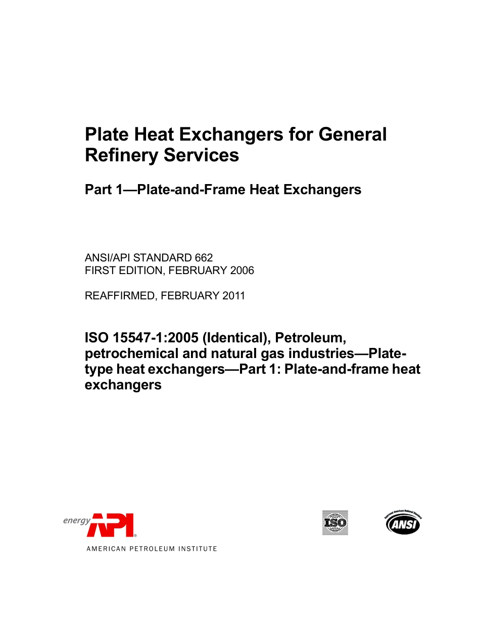 ANSI API St 662-1-2006 (2011).pdf_第1页