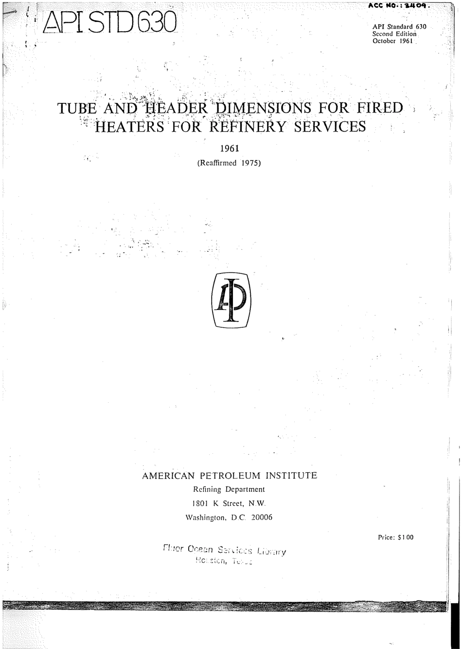 API St 630-1961 (1975) scan.pdf_第2页