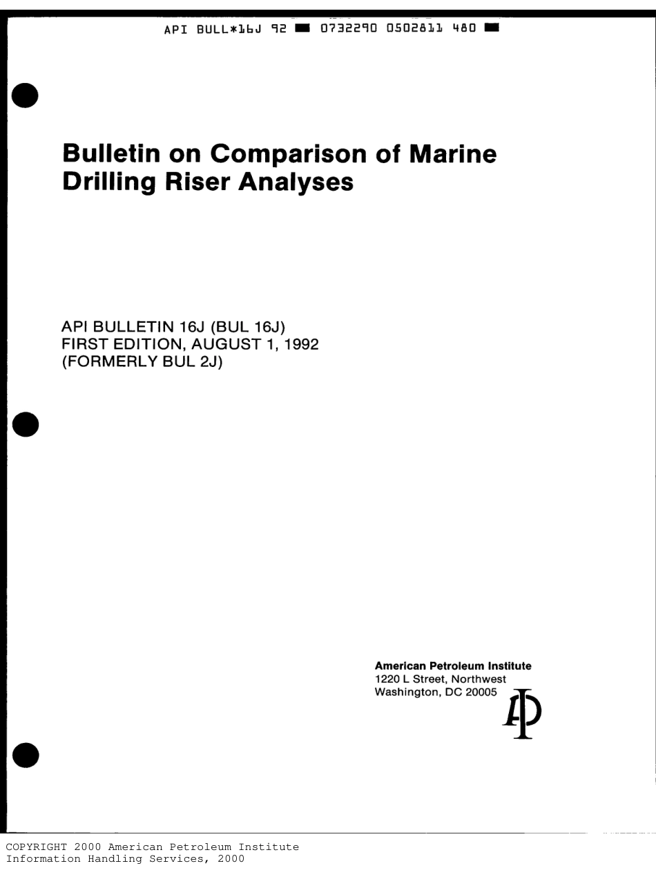 API Bull 16J-1992 scan.pdf_第1页