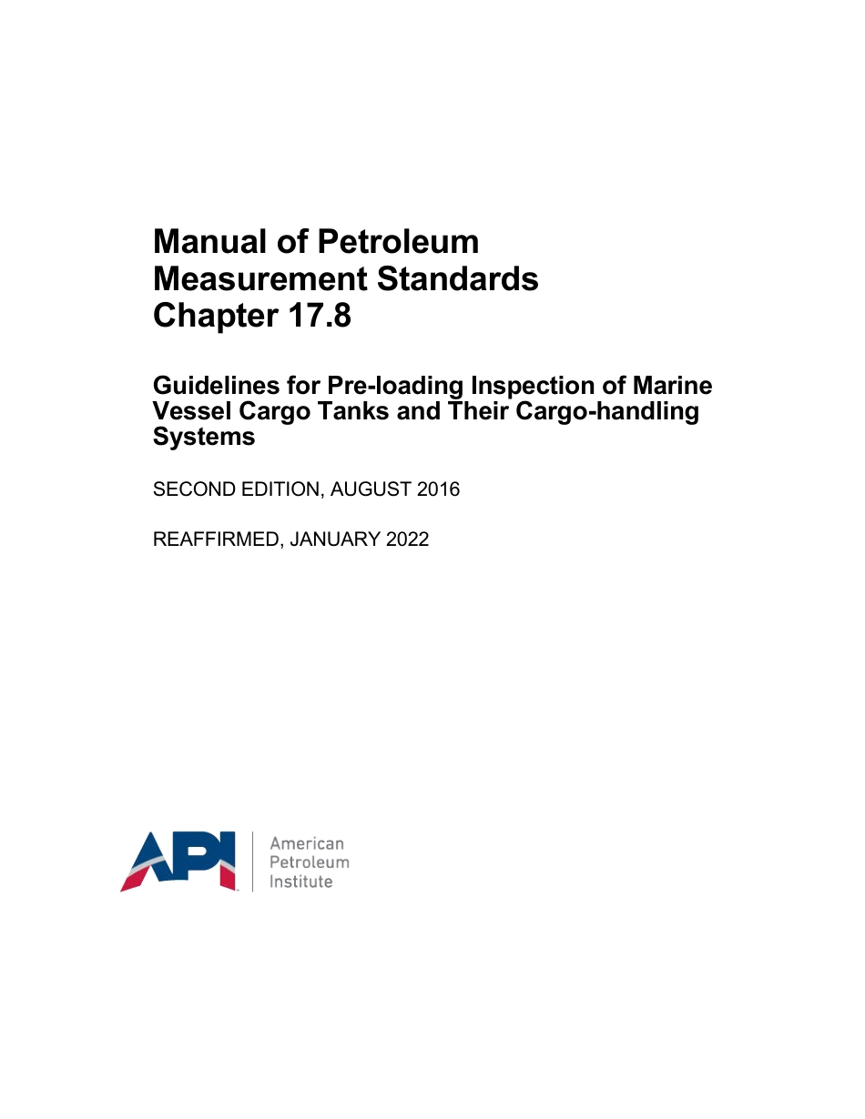 API MPMS 17.8 2016 (2022).pdf_第1页