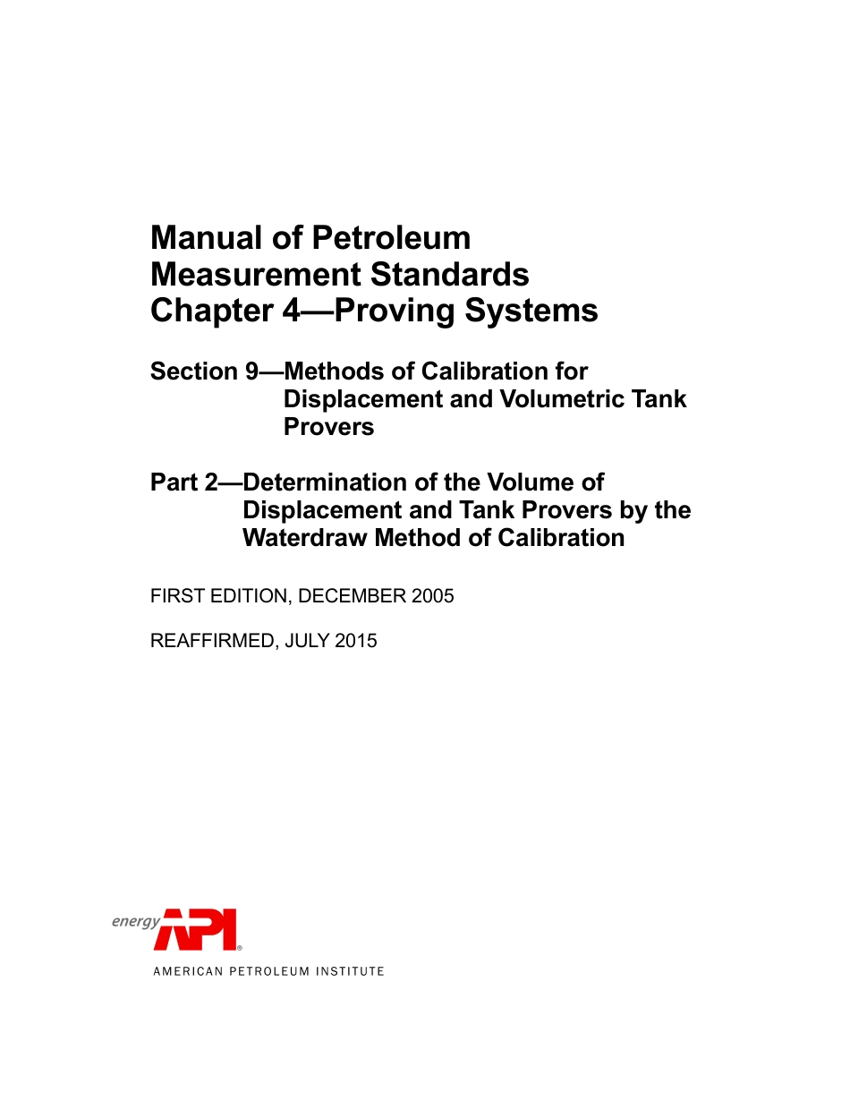API MPMS 4.9.2 2005 (2015).pdf_第1页