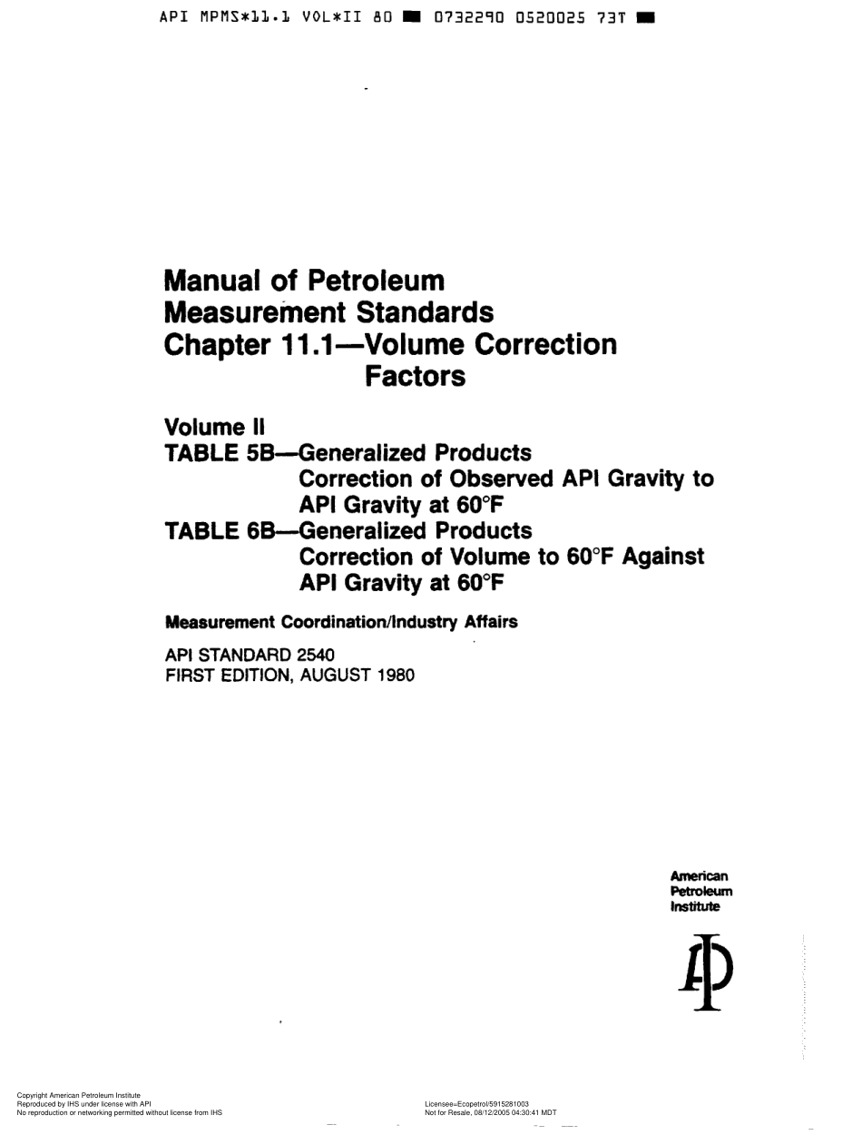 API MPMS 11.1.2 1980 (1987) scan.pdf_第2页
