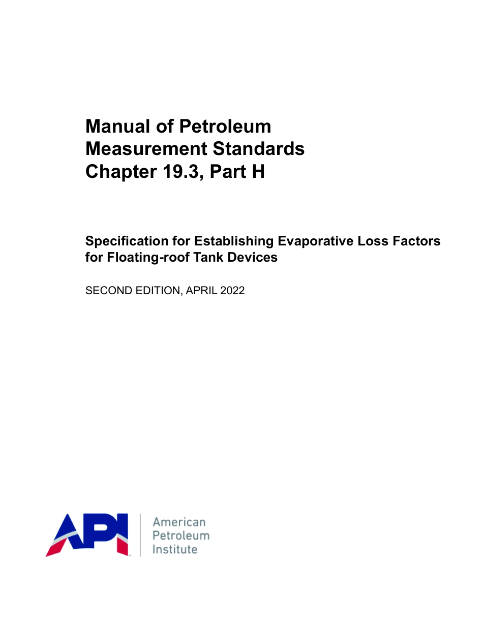 API MPMS 19.3H 2022.pdf_第1页