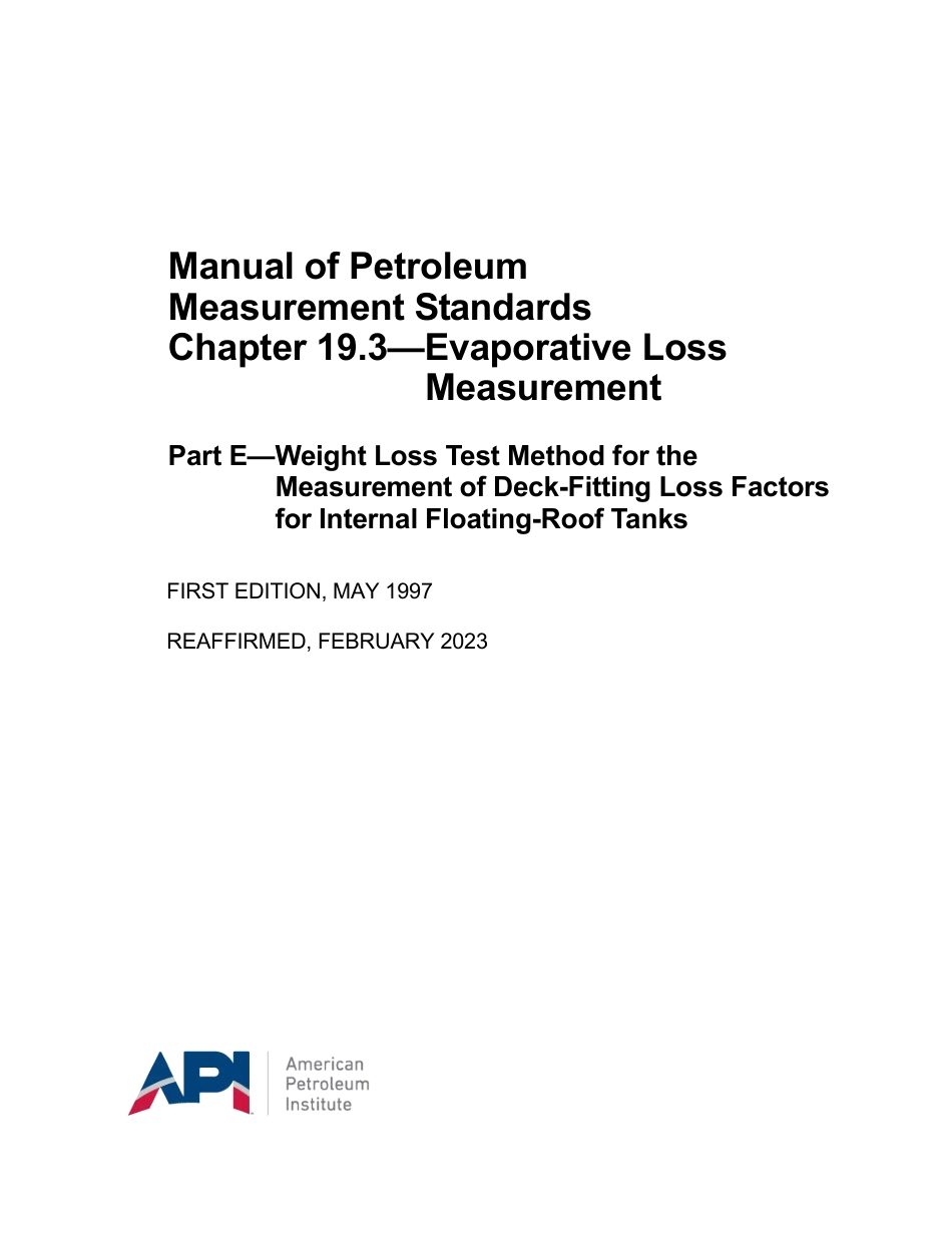 API MPMS 19.3E 1997 (2023) scan.pdf_第1页
