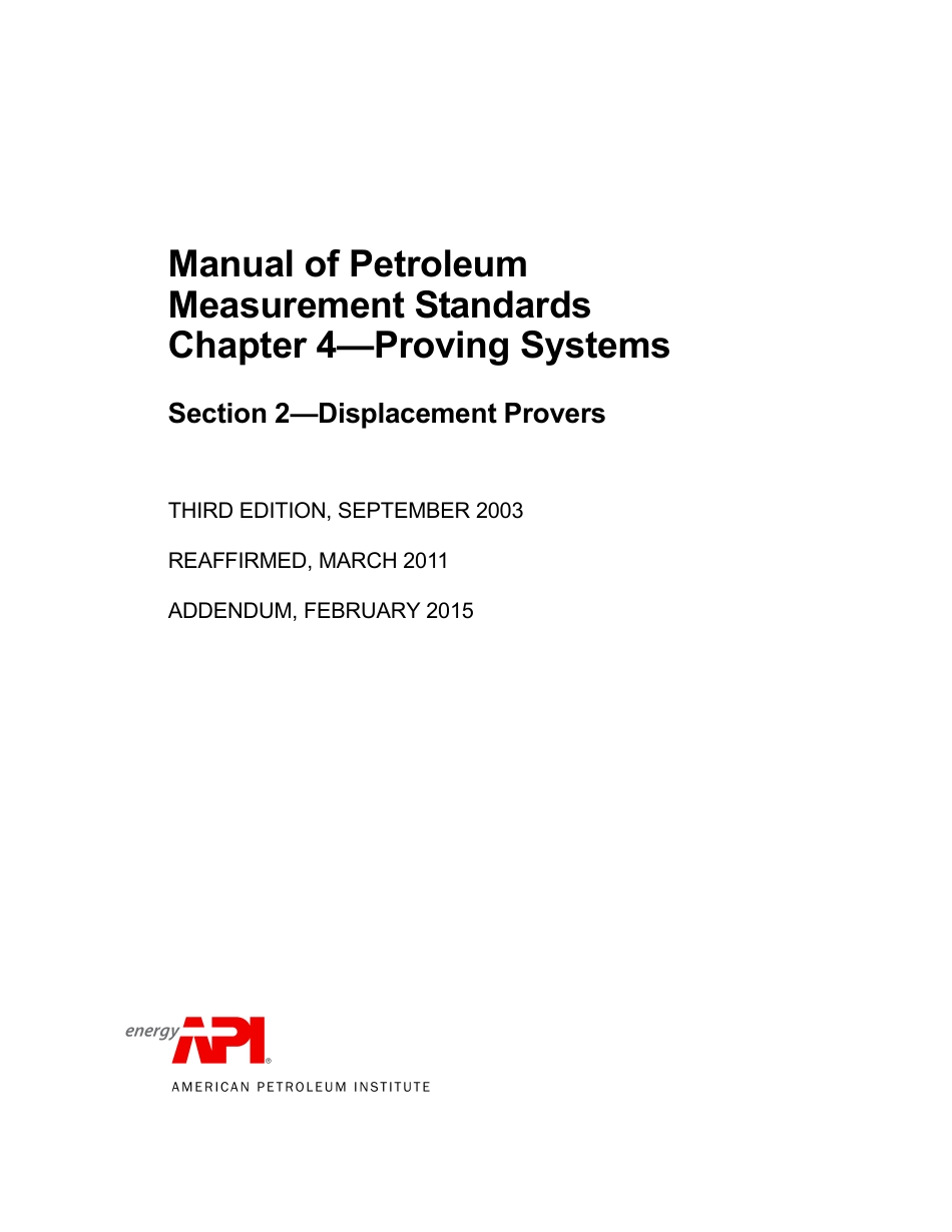 API MPMS 4.2 2003 (2015).pdf_第1页