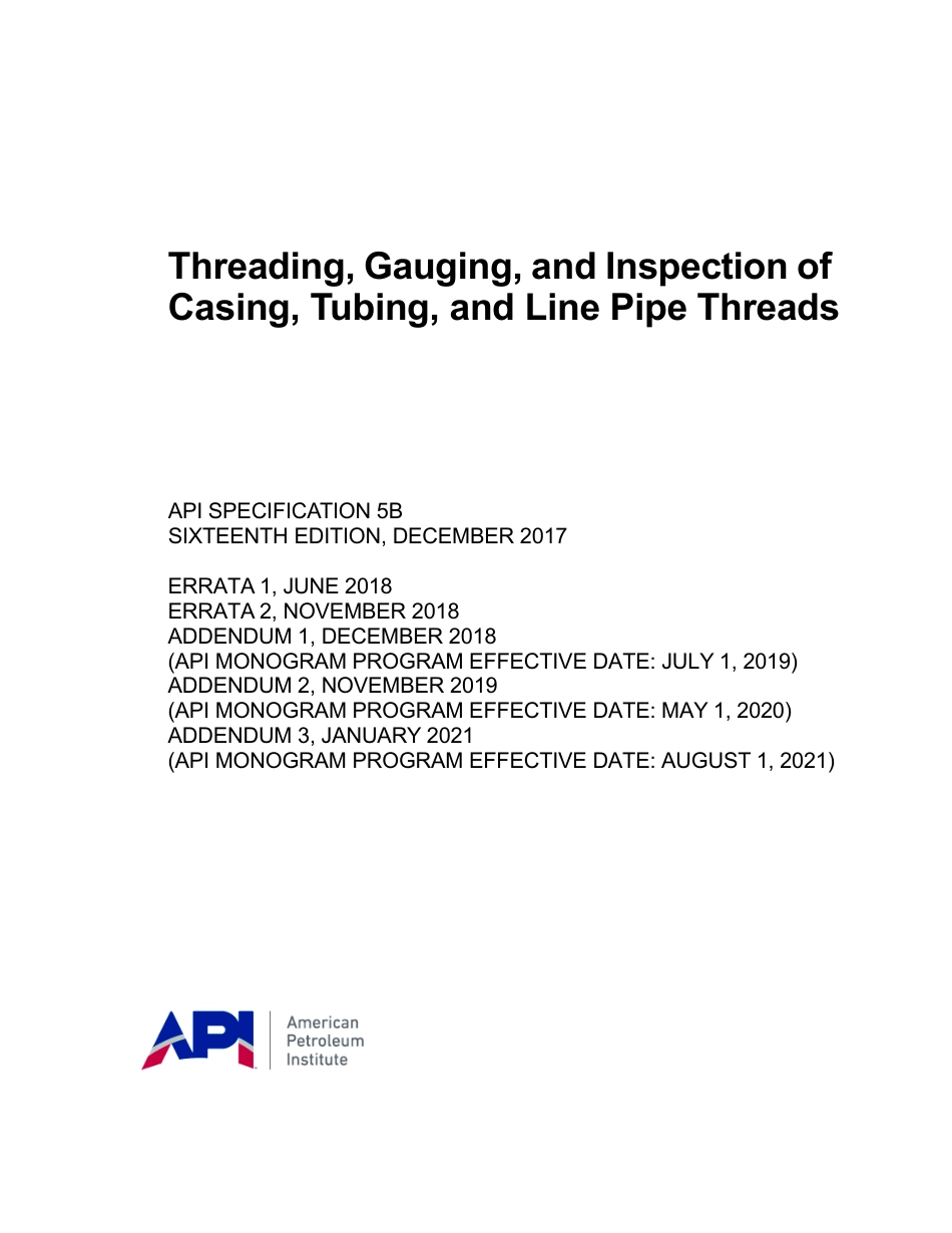 API Spec 5B-2017 (2021).pdf_第1页