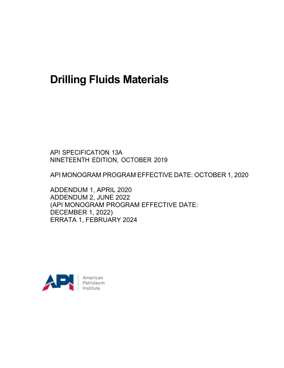 API Spec 13A-2019 (2024).pdf_第1页