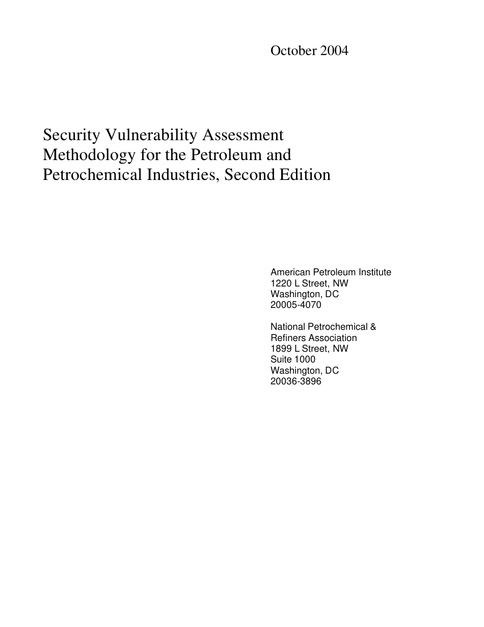 API Security Vulnerability Assessment Methodology for the Petroleum and Petrochemical Industries 2004.pdf_第3页