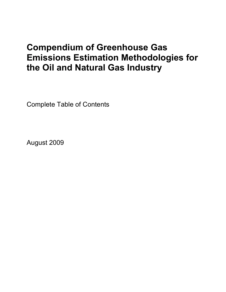 Compendium of Greenhouse Gas Emissions Estimation Methodologies for the Oil and Gas Industry 2009.pdf_第3页