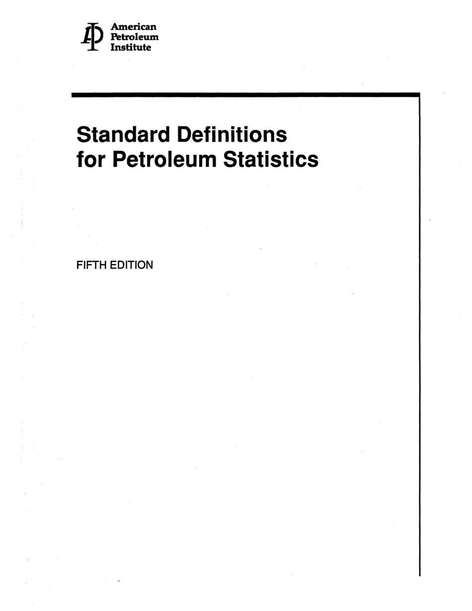 API standard definitions for petroleum statistics 1995 scan.pdf_第1页