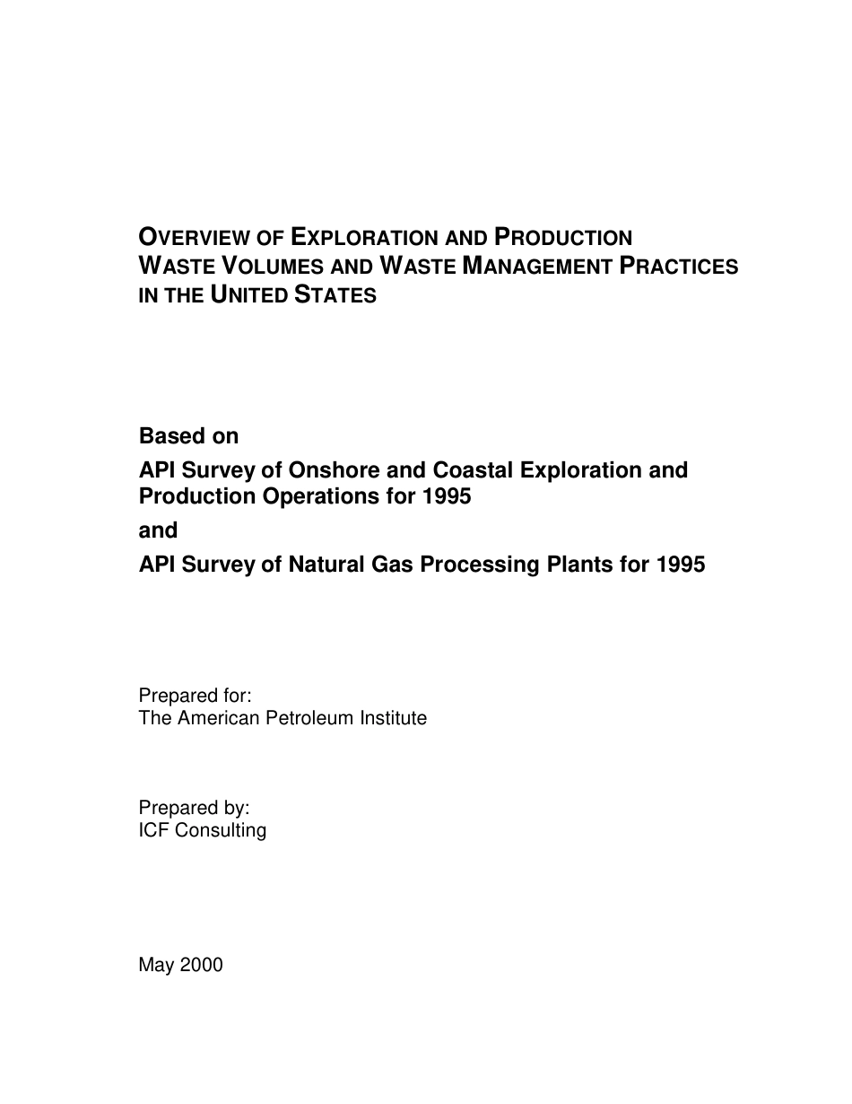 Overview of exploration and production waste volumes and waste management practices in the United States 2000.pdf_第1页
