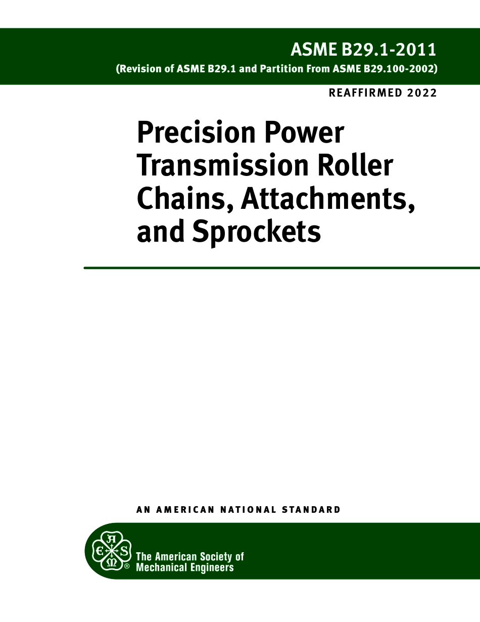 ASME B29.1-2011 (2022).pdf_第1页