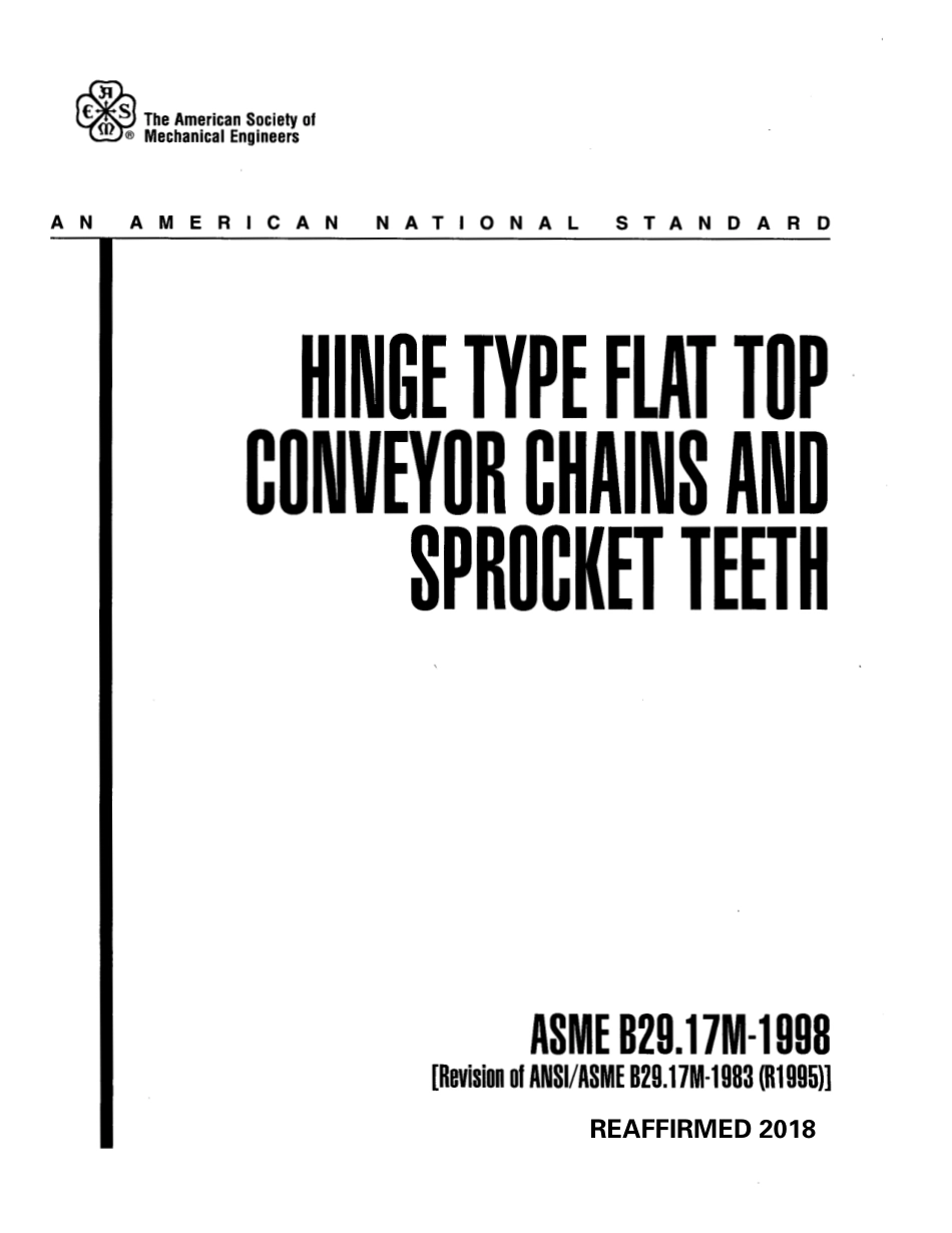 ASME B29.17M-1998 (2018).pdf_第1页