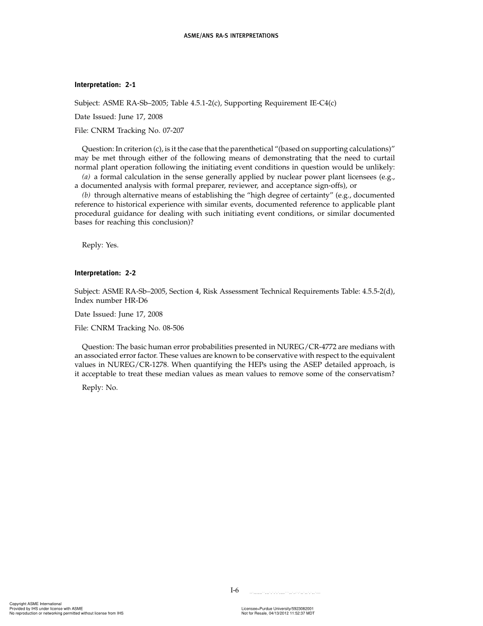 ASME ANS RA-S interpretations volume 2 2008.pdf_第2页
