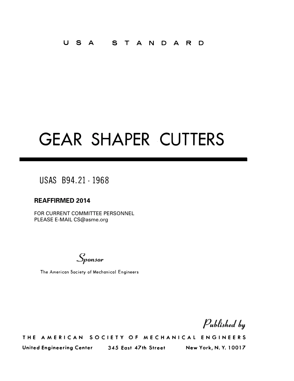 ASME B94.21-1968 (2014).pdf_第1页