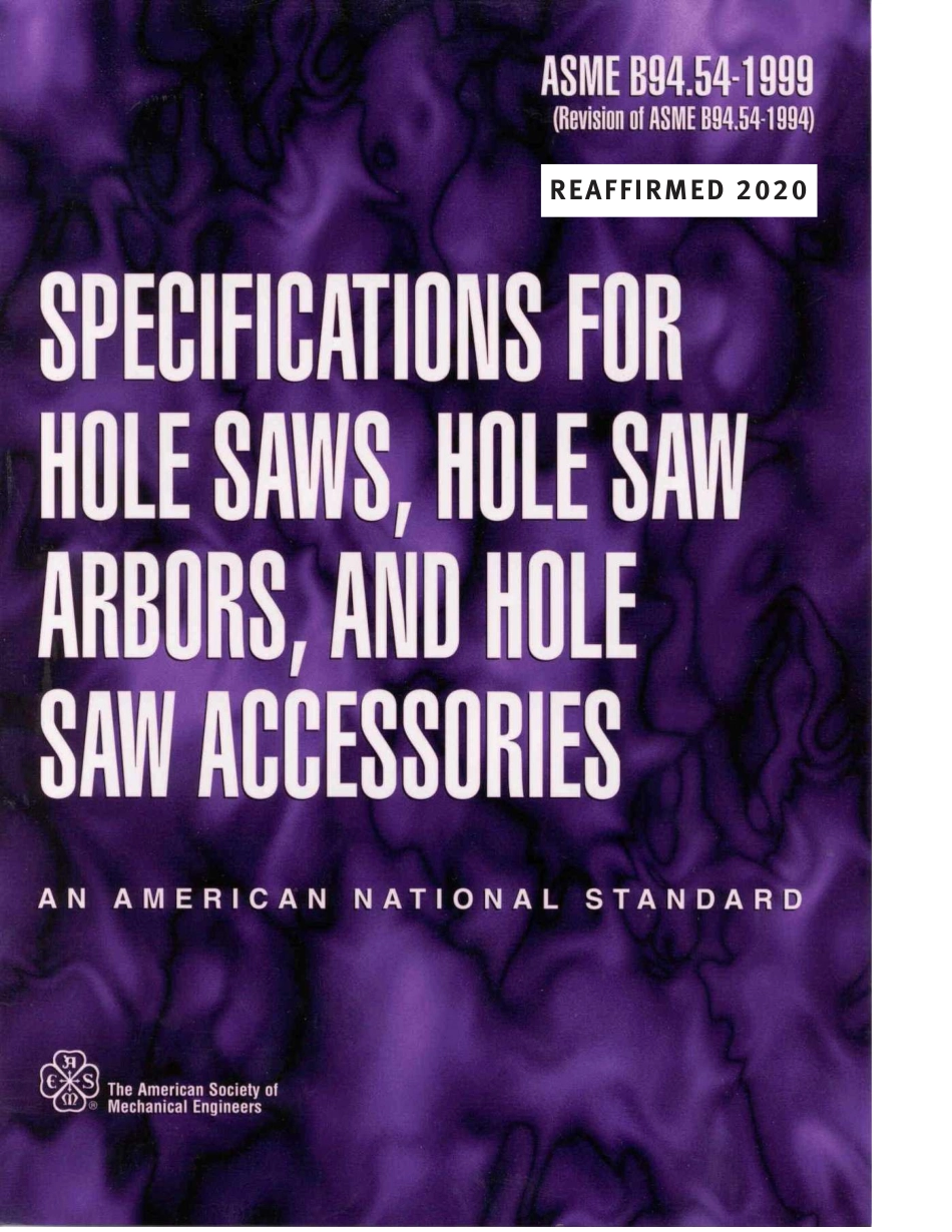 ASME B94.54-1999 (2020).pdf_第1页