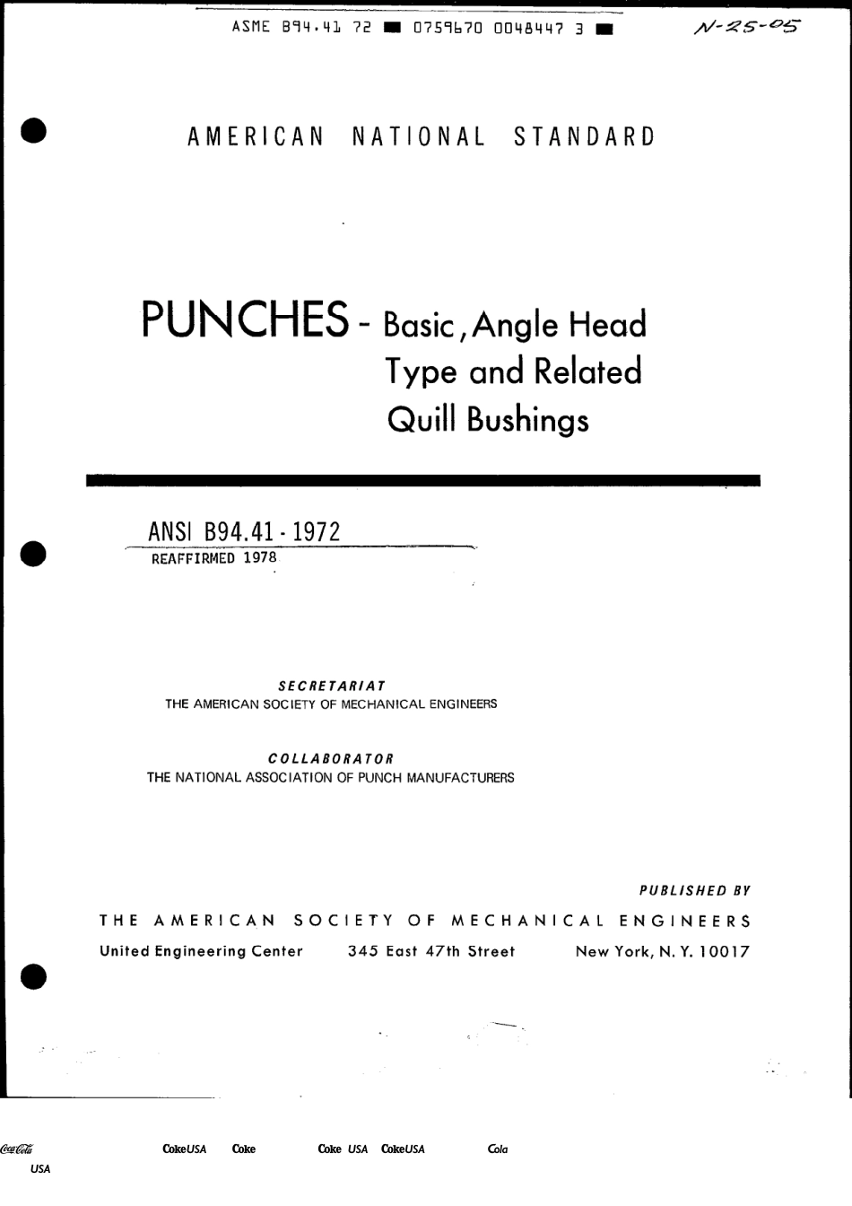 ASME B94.41-1972 (1978).pdf_第1页