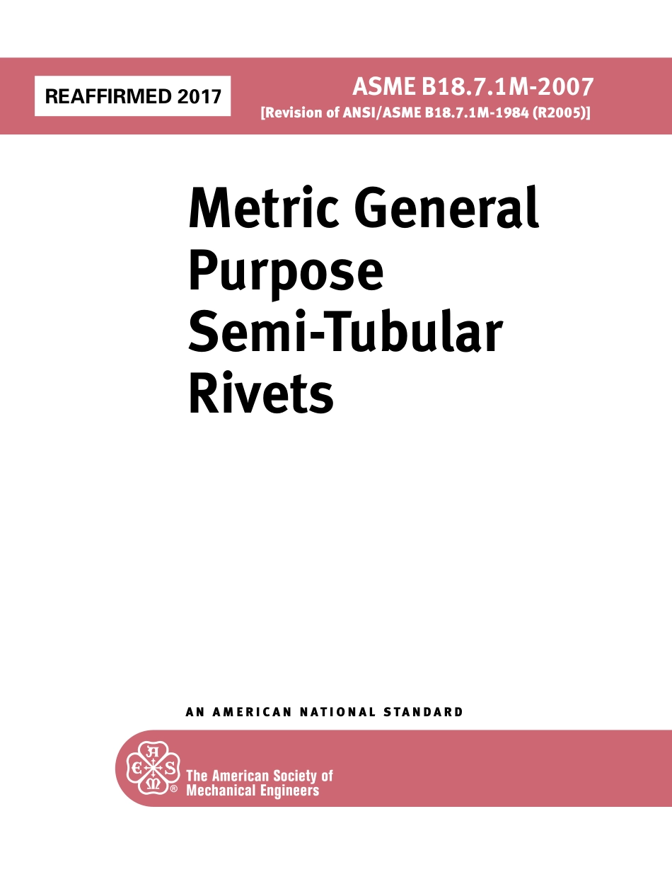 ASME B18.7.1M-2007 (2017).pdf_第1页