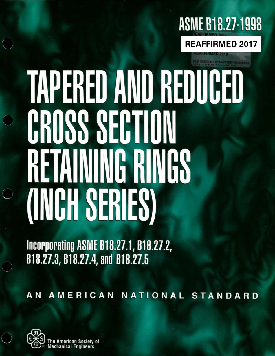 ASME B18.27-1998 (2017).pdf_第1页