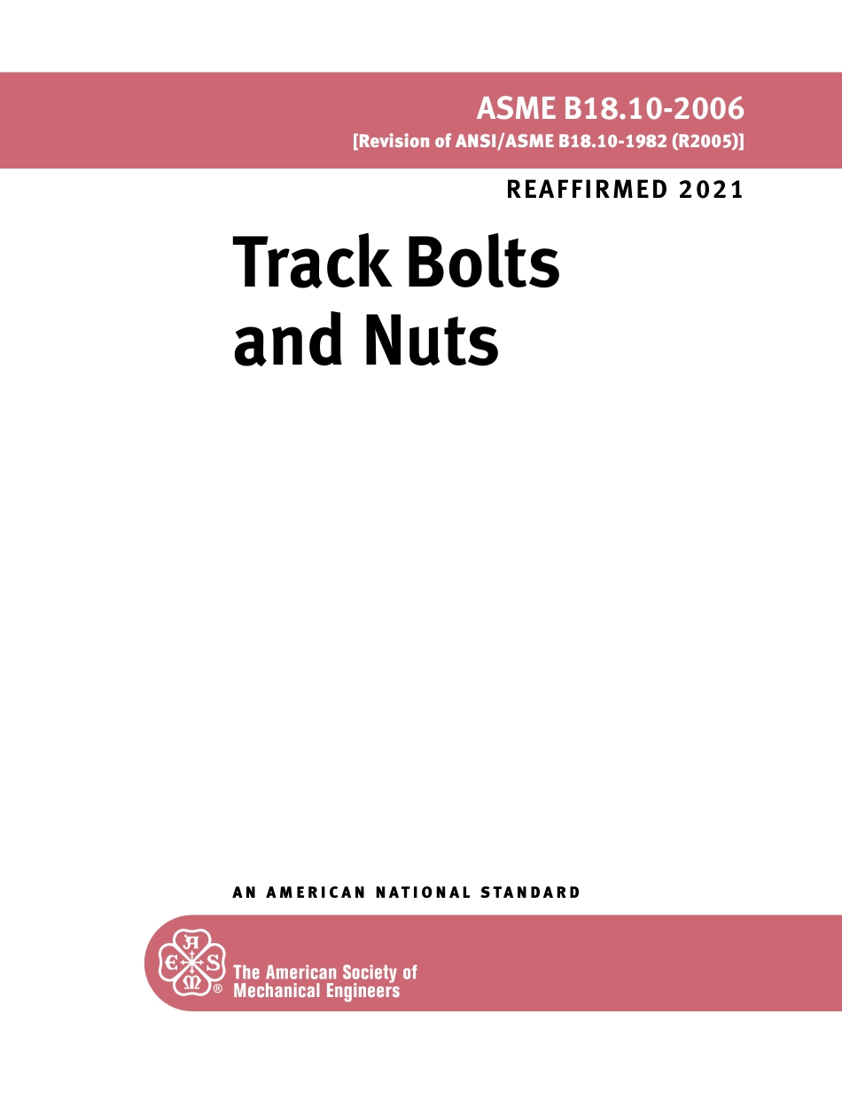 ASME B18.10-2006 (2021).pdf_第1页