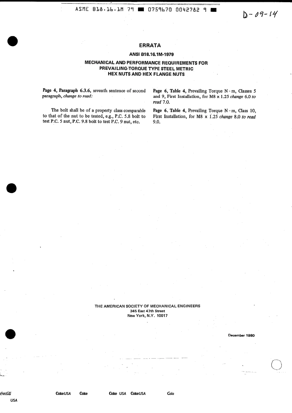 ASME B18.16.1M-1979 scan.pdf_第2页