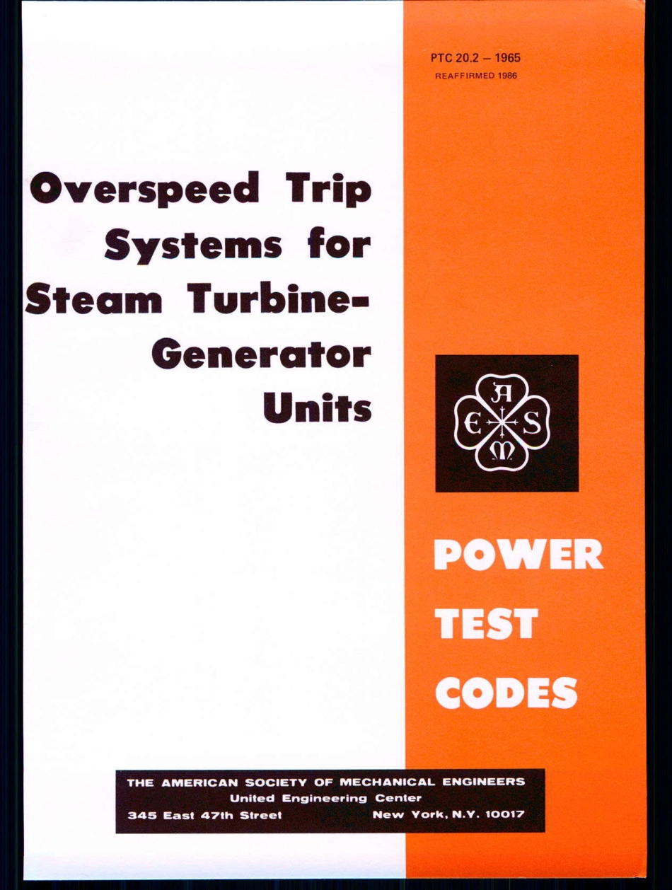 ASME PTC 20.2-1965 (1986) scan.pdf_第1页