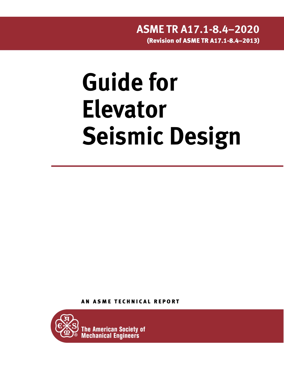 ASME TR A17.1-8.4-2020.pdf_第1页