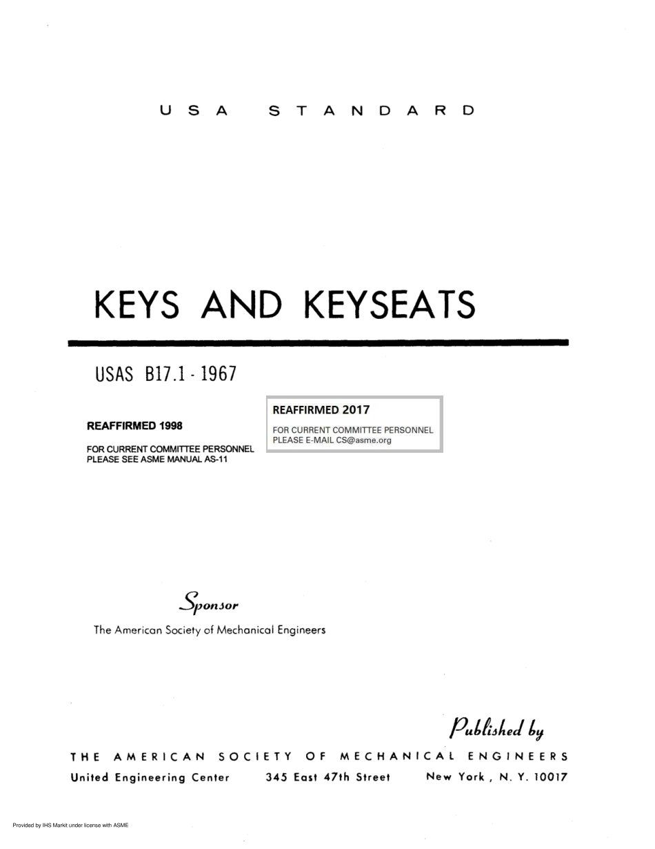ASME B17.1-1967 (2017) scan.pdf_第1页