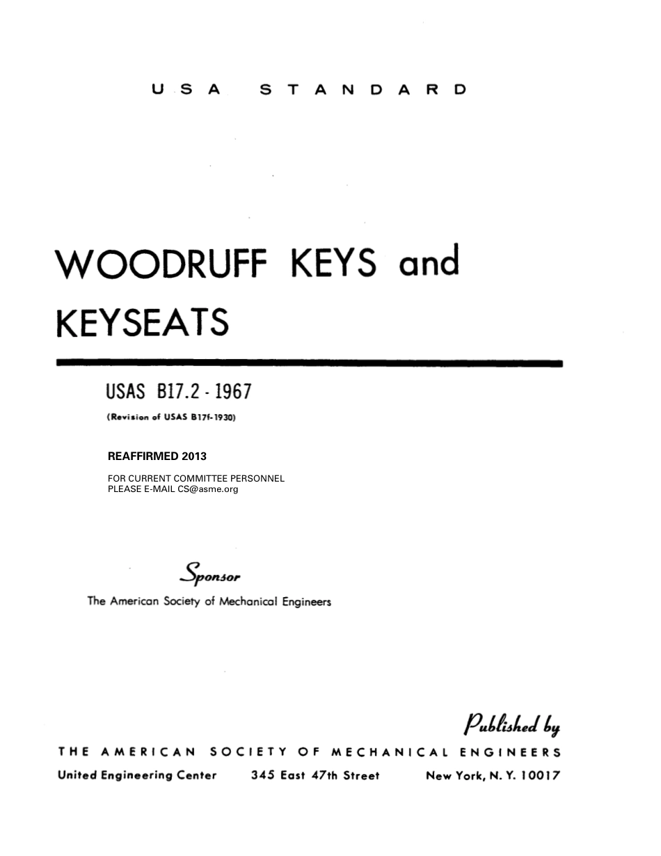 ASME B17.2-1967 (2013) scan.pdf_第1页