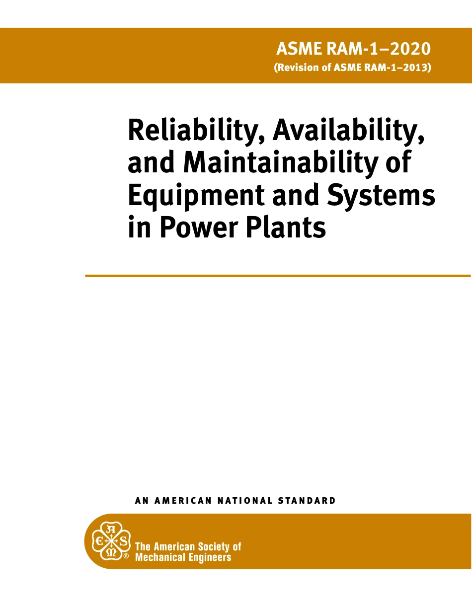 ASME RAM-1-2020.pdf_第1页