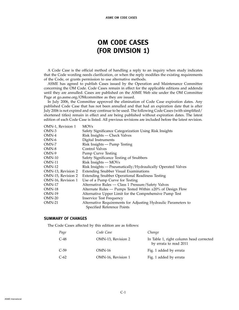 ASME OM CODE CASES-2015.pdf_第1页