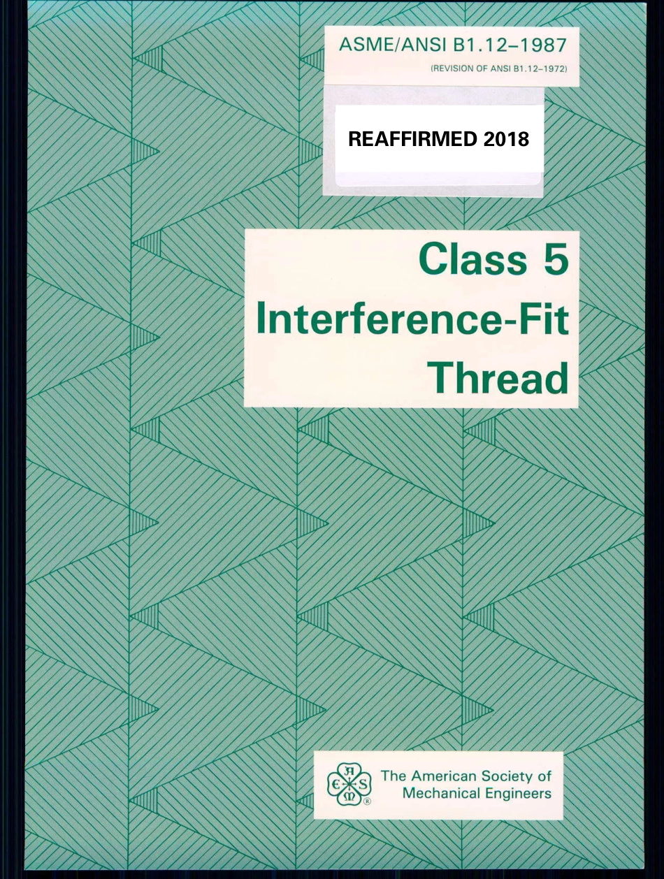 ASME B1.12-1987 (2018).pdf_第1页