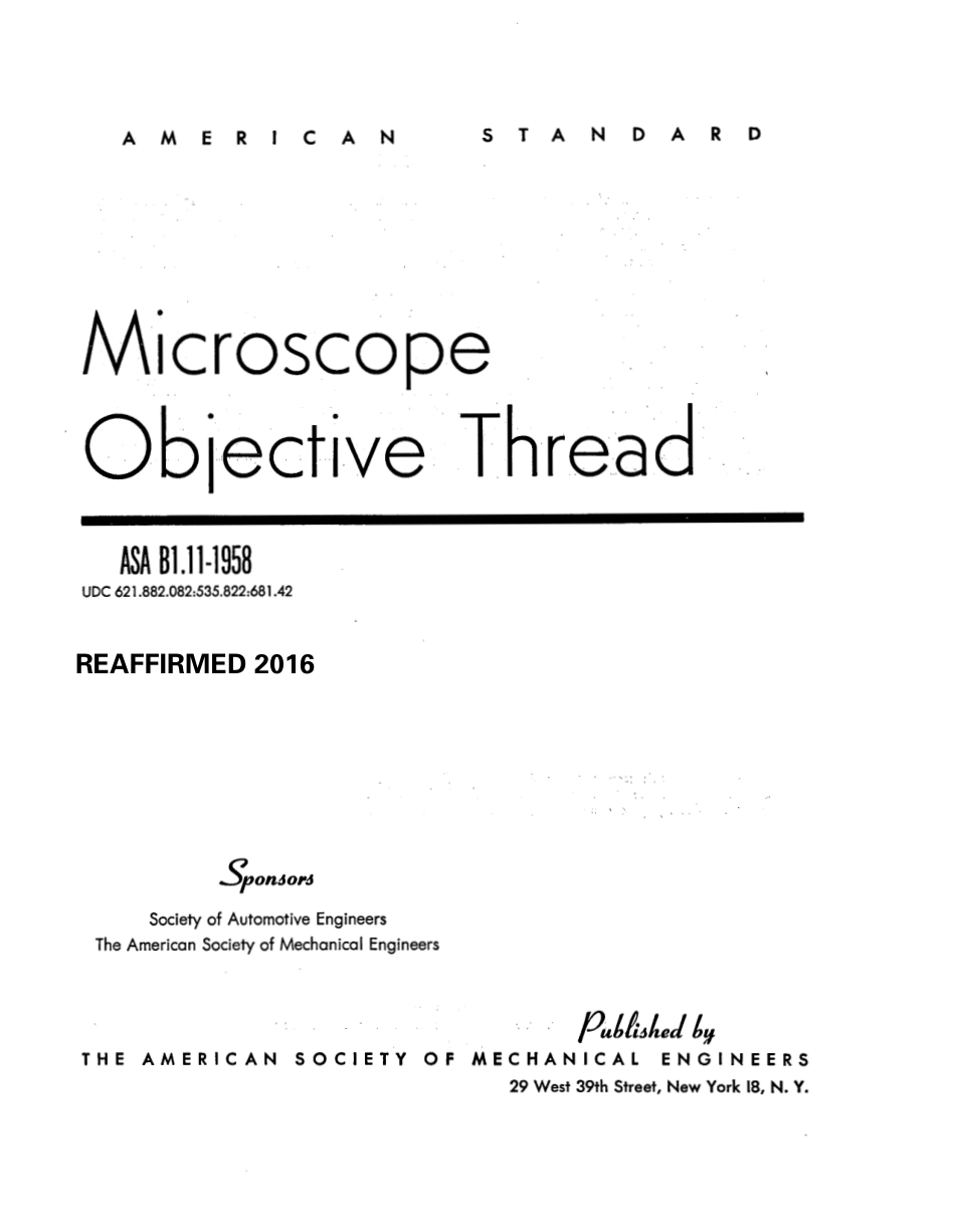 ASME B1.11-1958 (2016).pdf_第1页