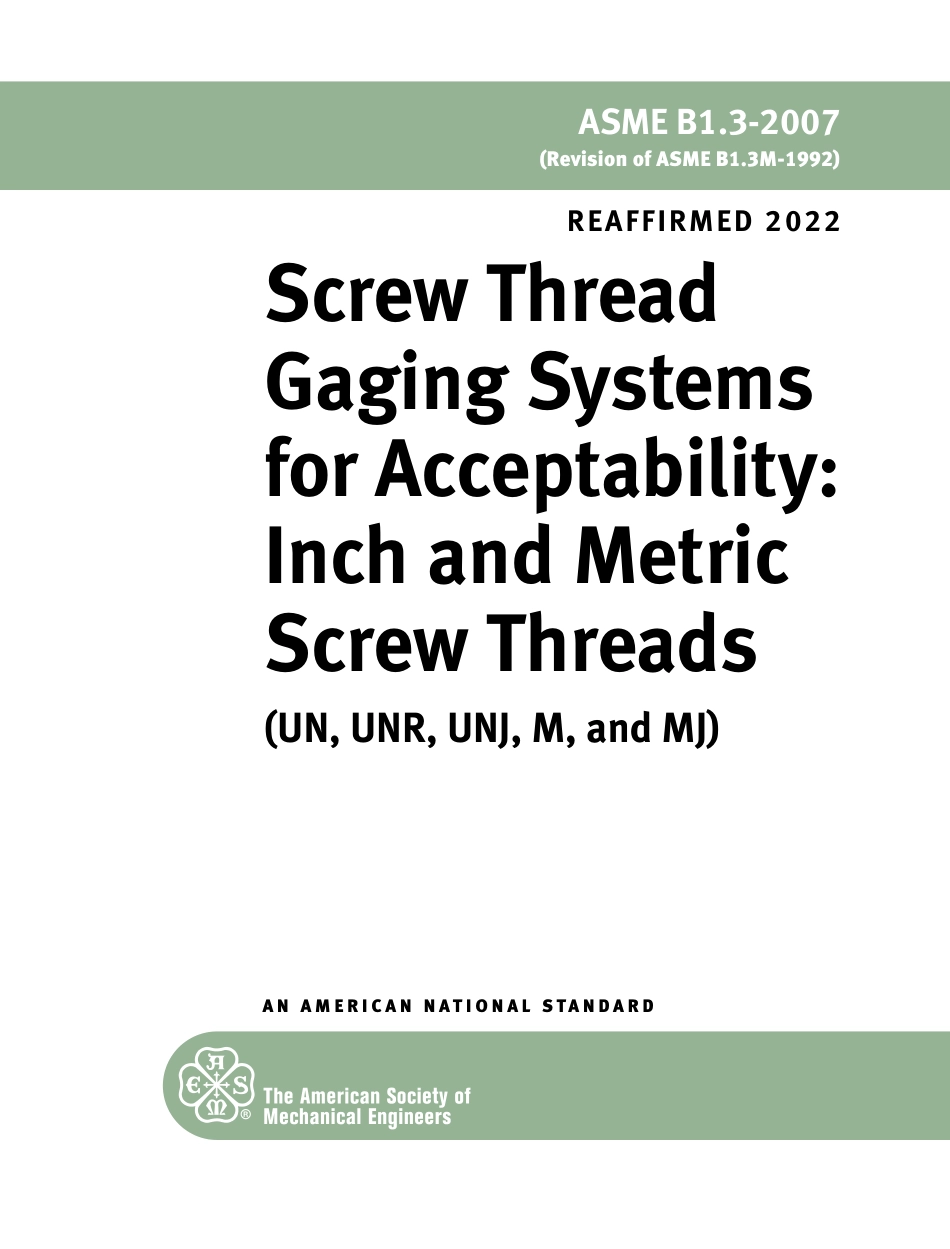 ASME B1.3-2007 (2022).pdf_第1页