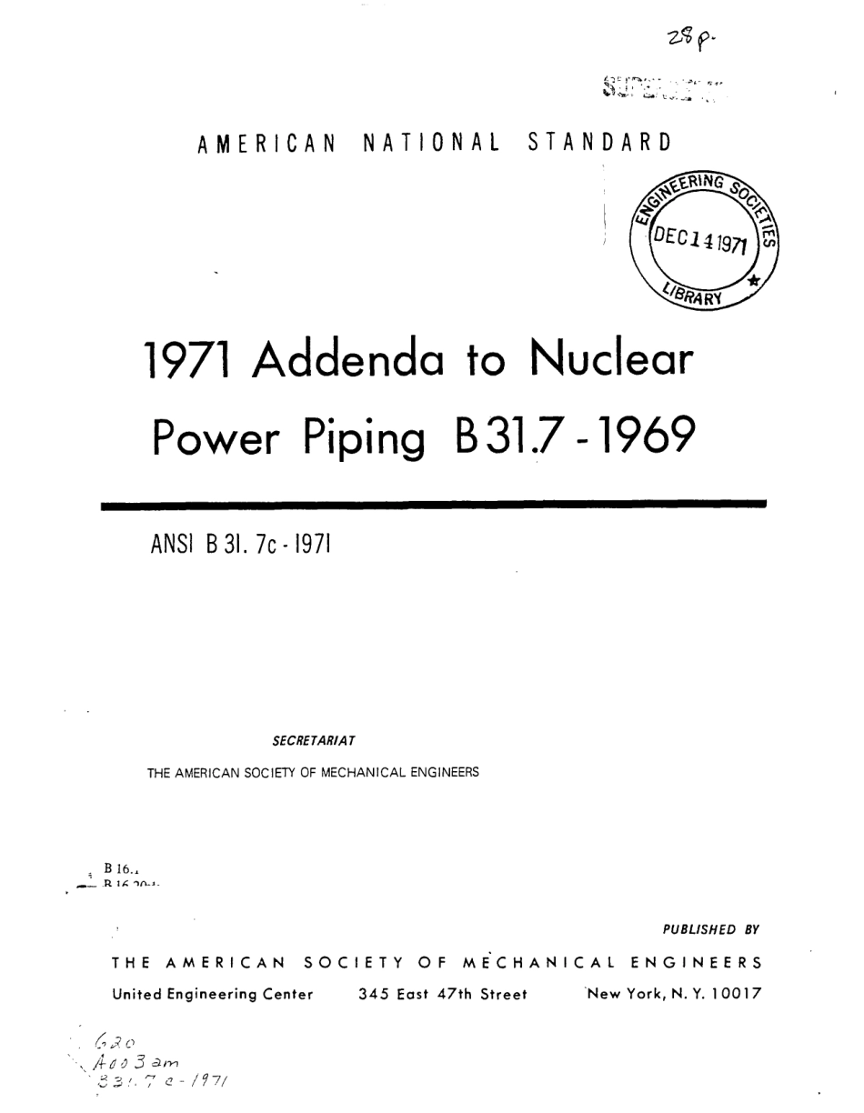 ASME B31.7c-1971.pdf_第1页