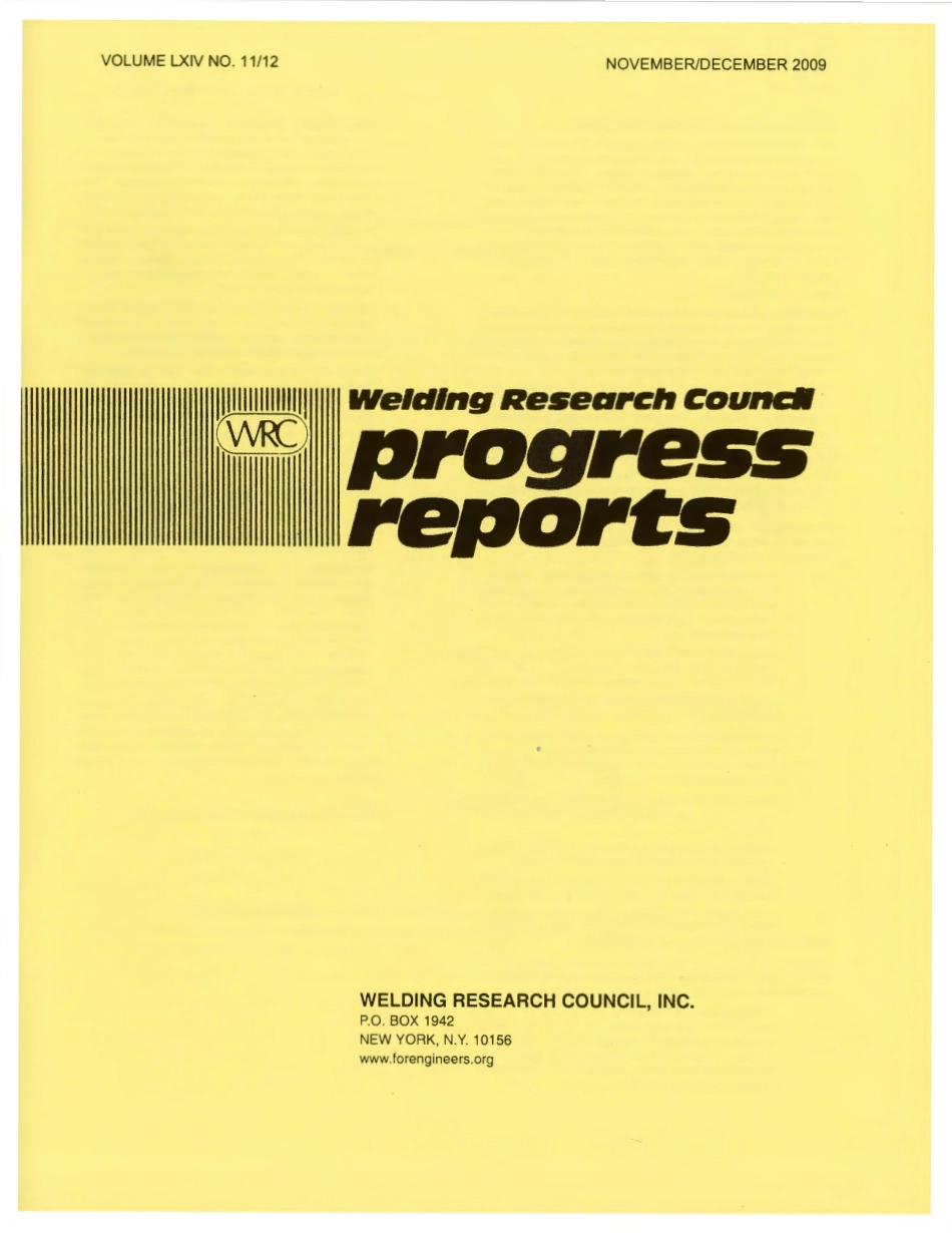 WRC Progress reports volume LXIV 11-12-2009.pdf_第1页