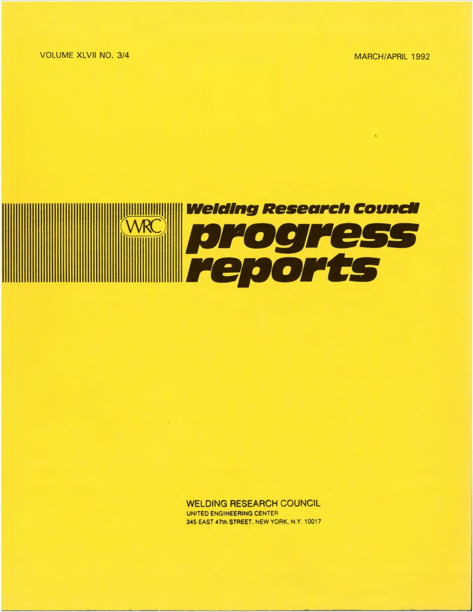 WRC Progress reports volume XLVII 3-4-1992.pdf_第1页