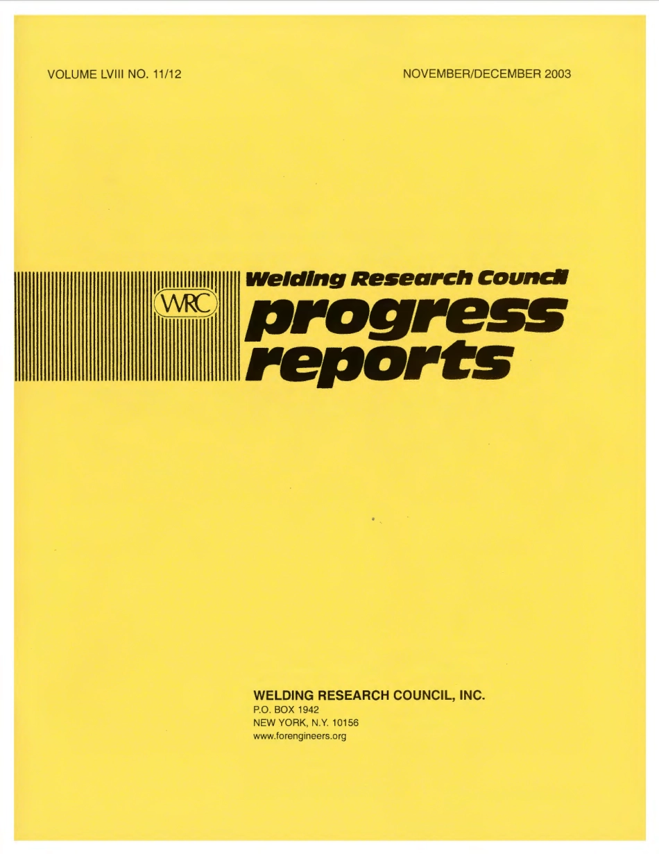 WRC Progress reports volume LVIII 11-12-2003.pdf_第1页