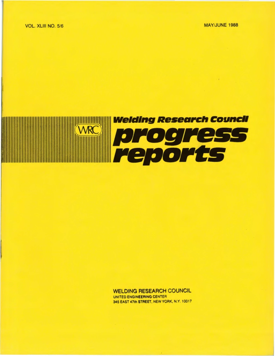 WRC Progress reports volume XLIII 5-6-1988.pdf_第1页