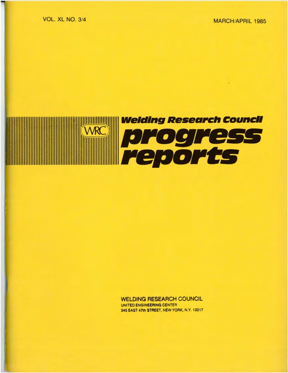 WRC Progress reports volume XL 3-4-1985.pdf_第1页