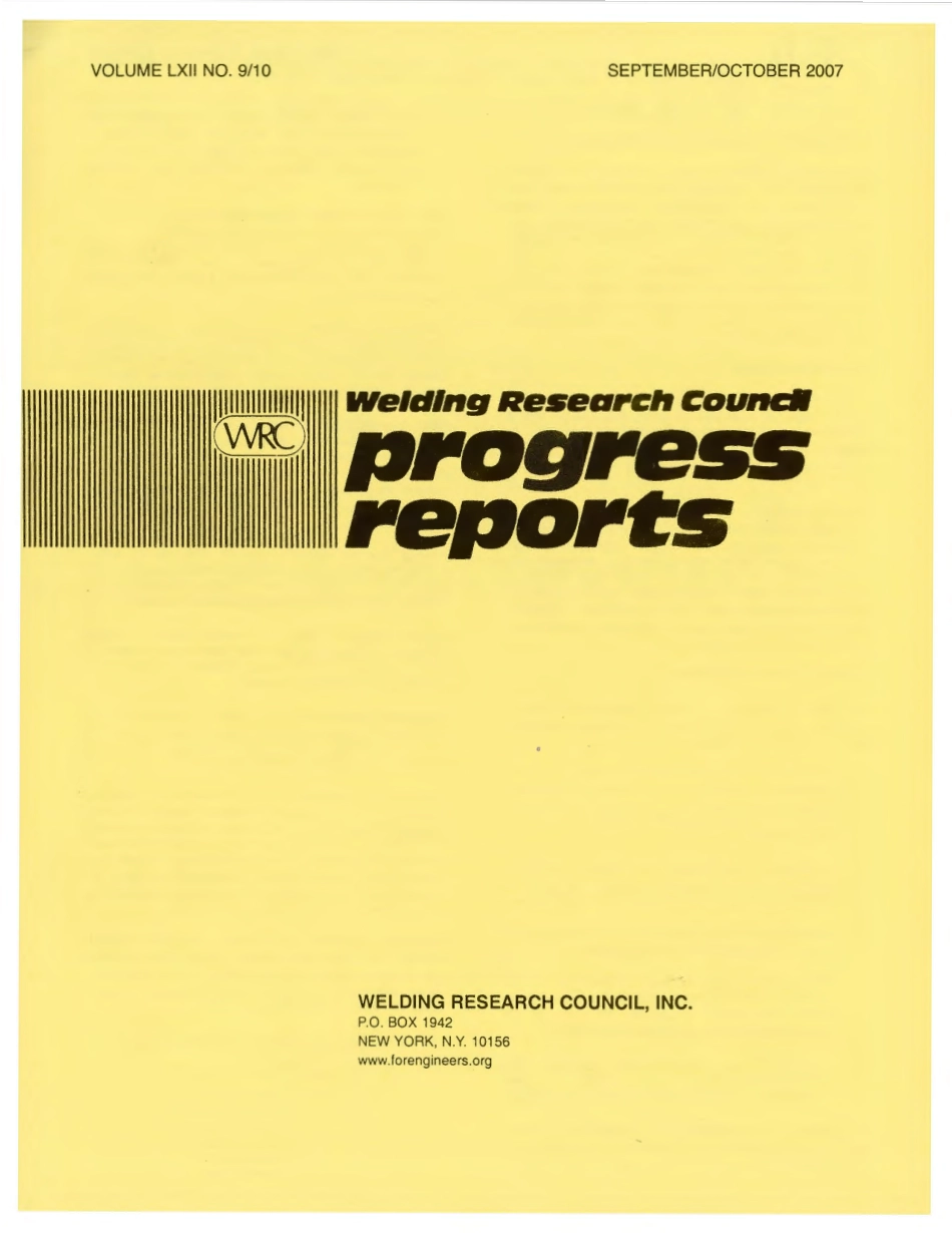 WRC Progress reports volume LXII 9-10-2007.pdf_第1页