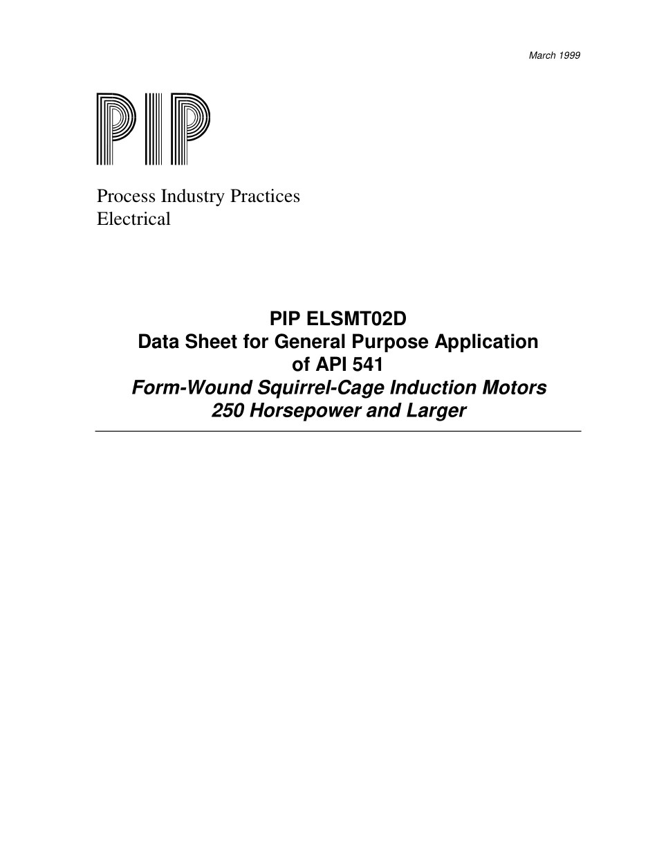 PIP ELSMT02D-1999 Datasheets.pdf_第1页