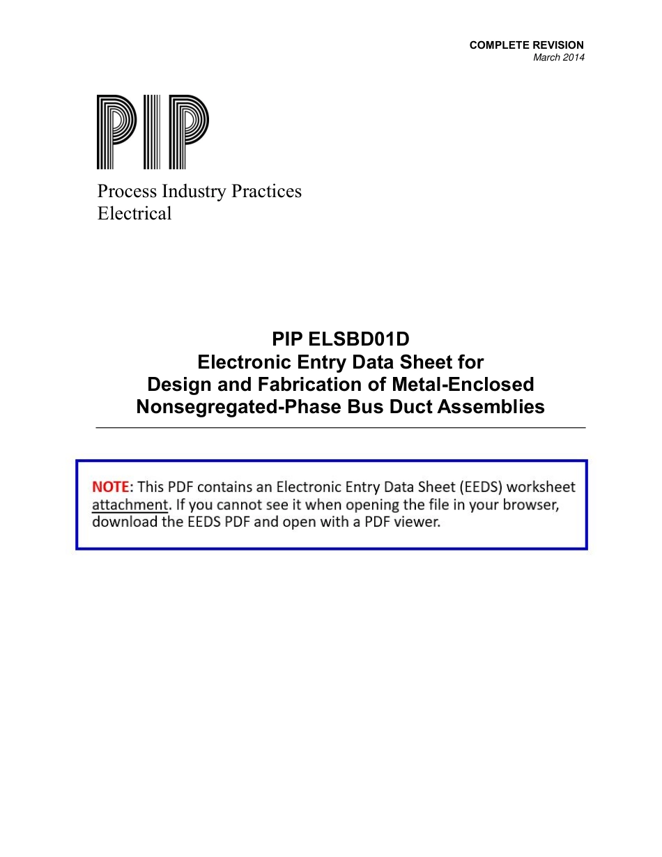 PIP ELSBD01D-2014 Datasheets.pdf_第1页