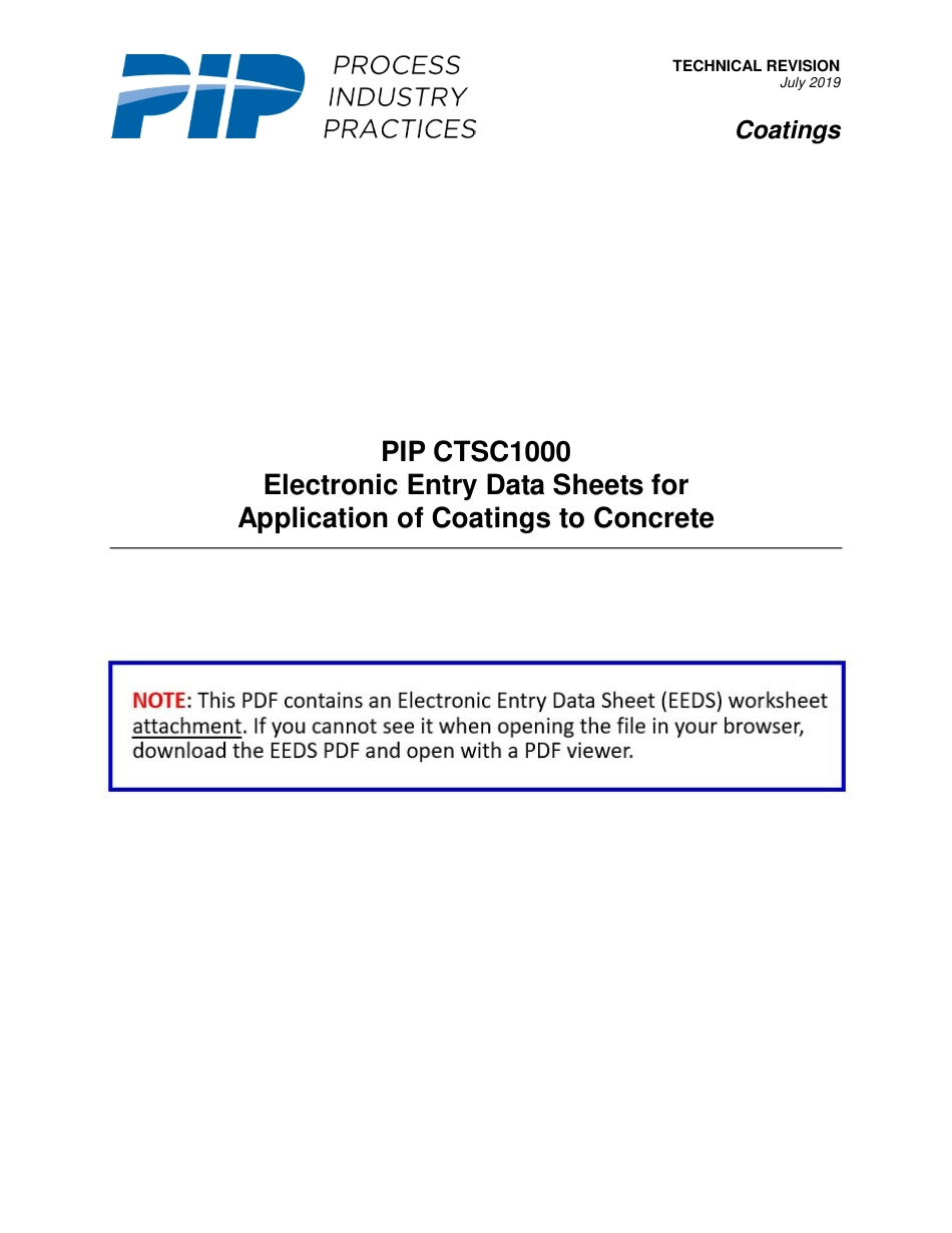 PIP CTSC1000-2019 Datasheets.pdf_第1页