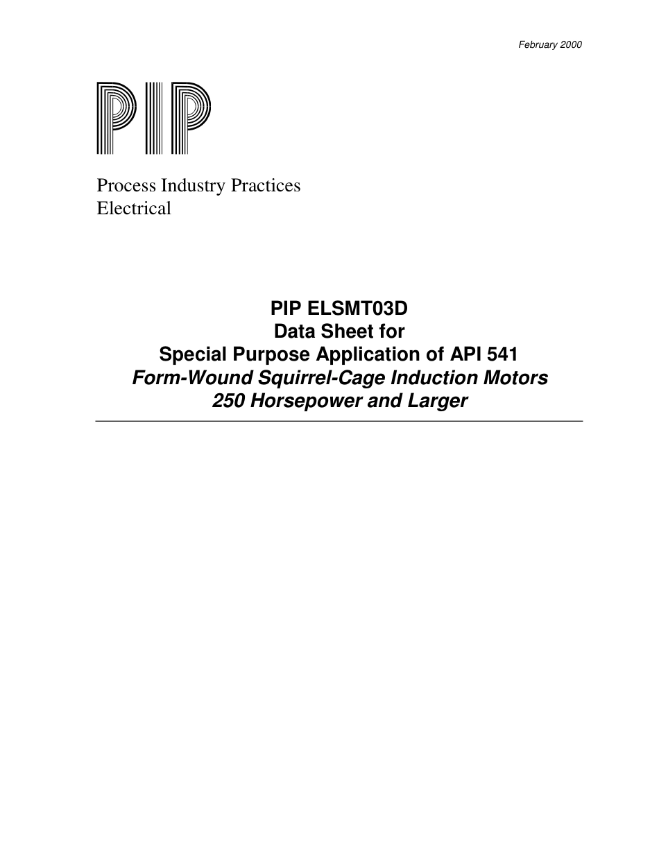 PIP ELSMT03D-2000 Datasheets.pdf_第1页