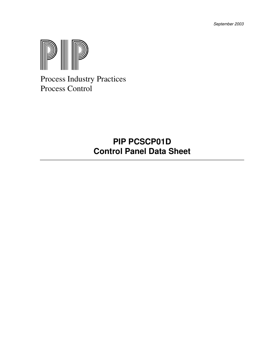 PIP PCSCP01D-2003 Datasheets.pdf_第1页
