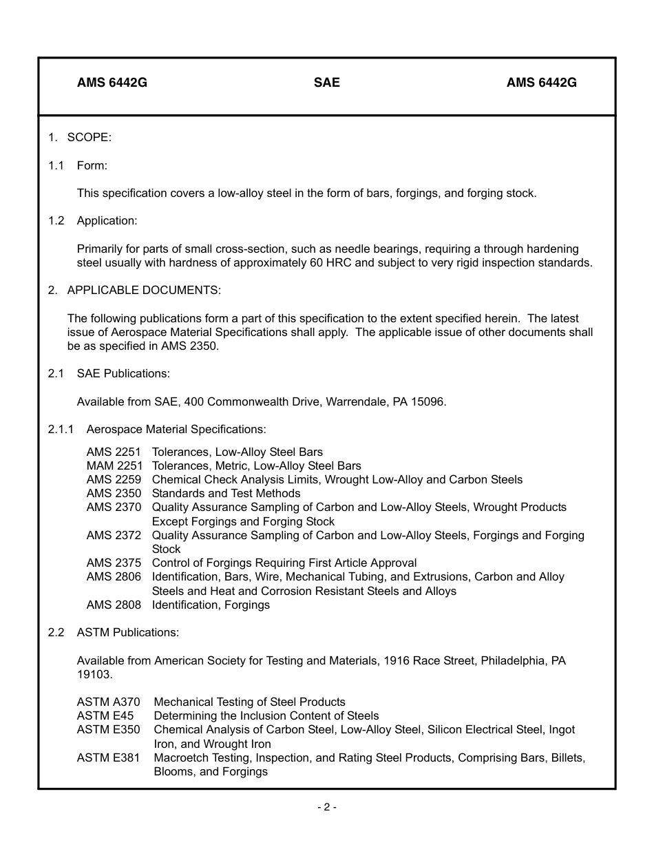 SAE AMS 6442G-2003.pdf_第2页