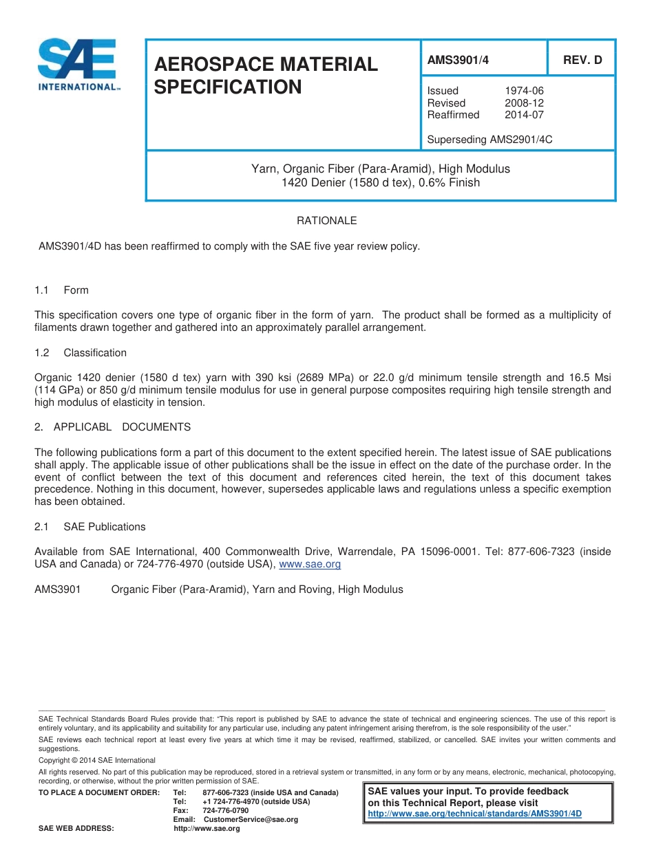 SAE AMS 3901-4D-2014.pdf_第1页