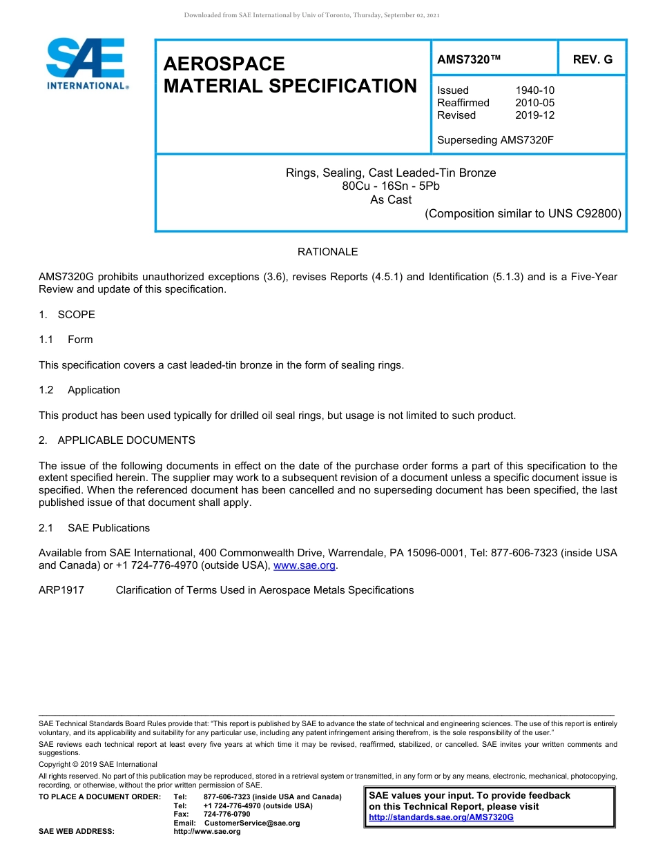 SAE AMS 7320G-2019.pdf_第1页