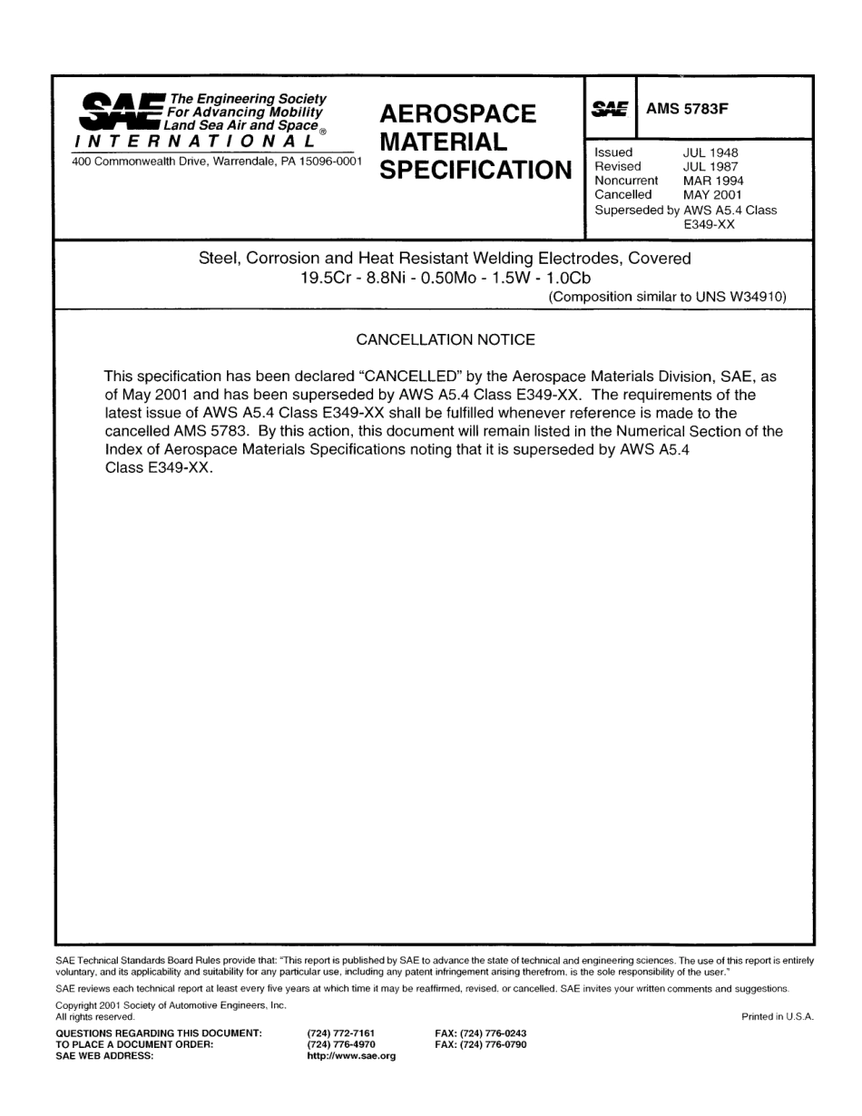 SAE AMS 5783F-2001 scan.pdf_第1页